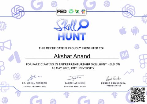 Entrepreneurship Certificate