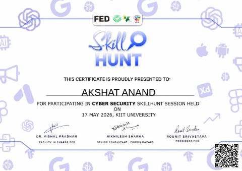 Cyber Security Certificate