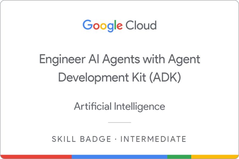 Google Cloud ADK Badge