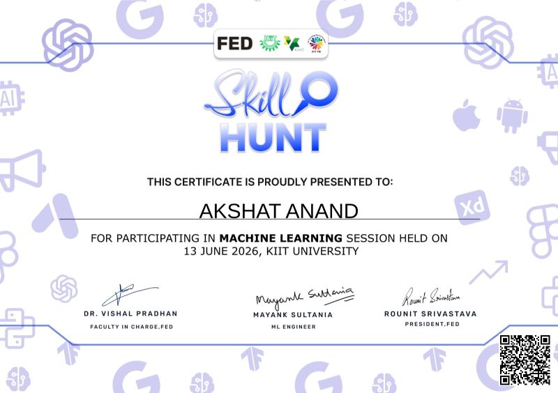 FED ML Certificate